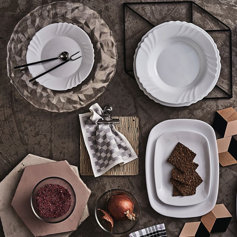 Ebro Servizio Piatti Set 19 Pz Opal Glass - Image 4