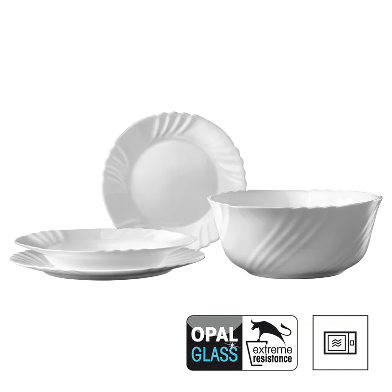 Ebro Servizio Piatti Set 19 Pz Opal Glass - Image 5