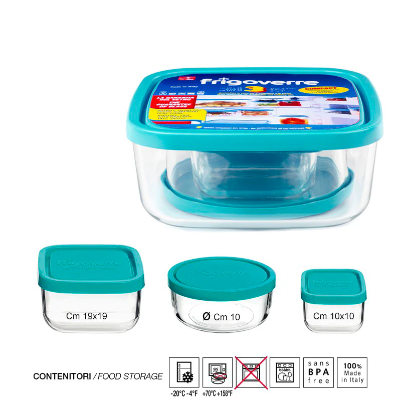 Frigoverre Classic Set 3 Pz Contenitori Per Alimenti - Image 4