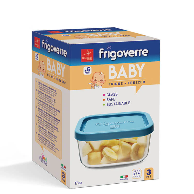 Frigoverre Classic Set Baby 3 pz 13x10 cm Contenitore Alimentare