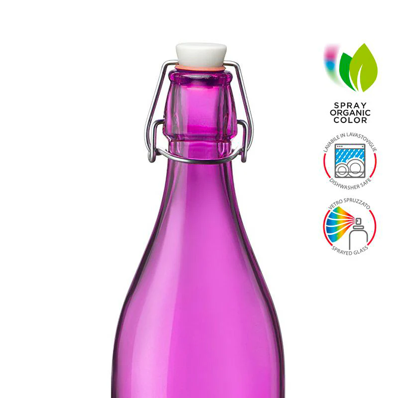 Giara Multicolor Bottiglia Fucsia 100 cl Set 6 Pz - Image 4