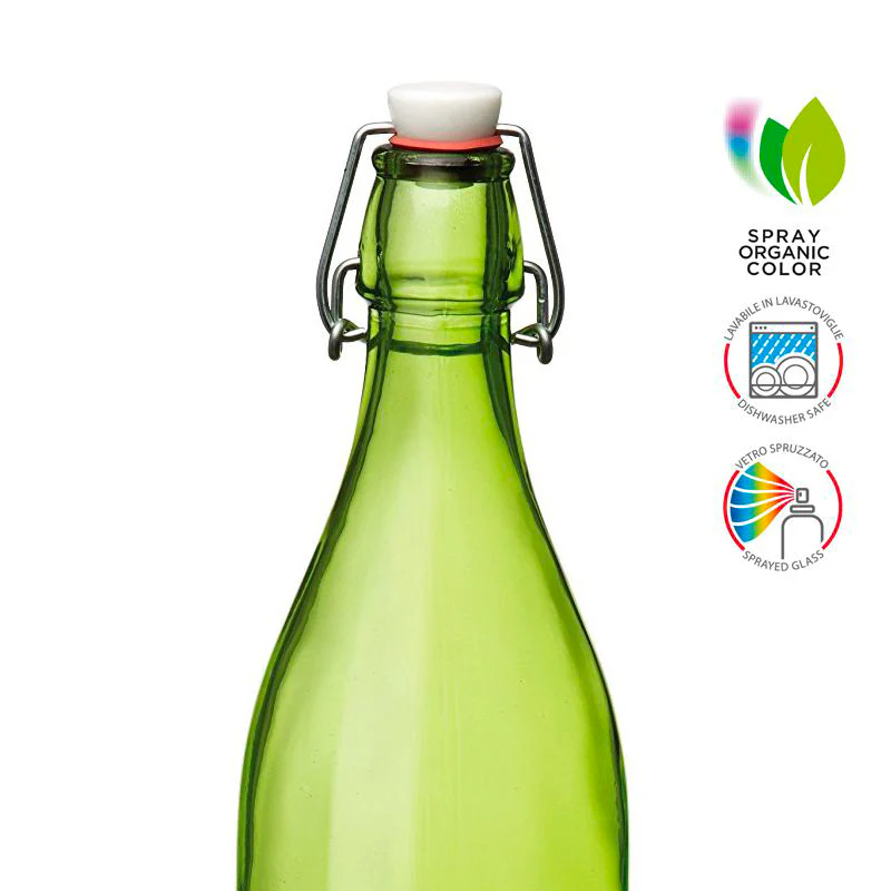 Giara Multicolor Bottiglia Verde 100 cl Set 6 Pz - Image 3