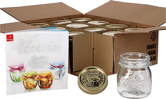Quattro Stagioni Vasetto 25 Cl Set 12 Pz Con Ricettario Ideario