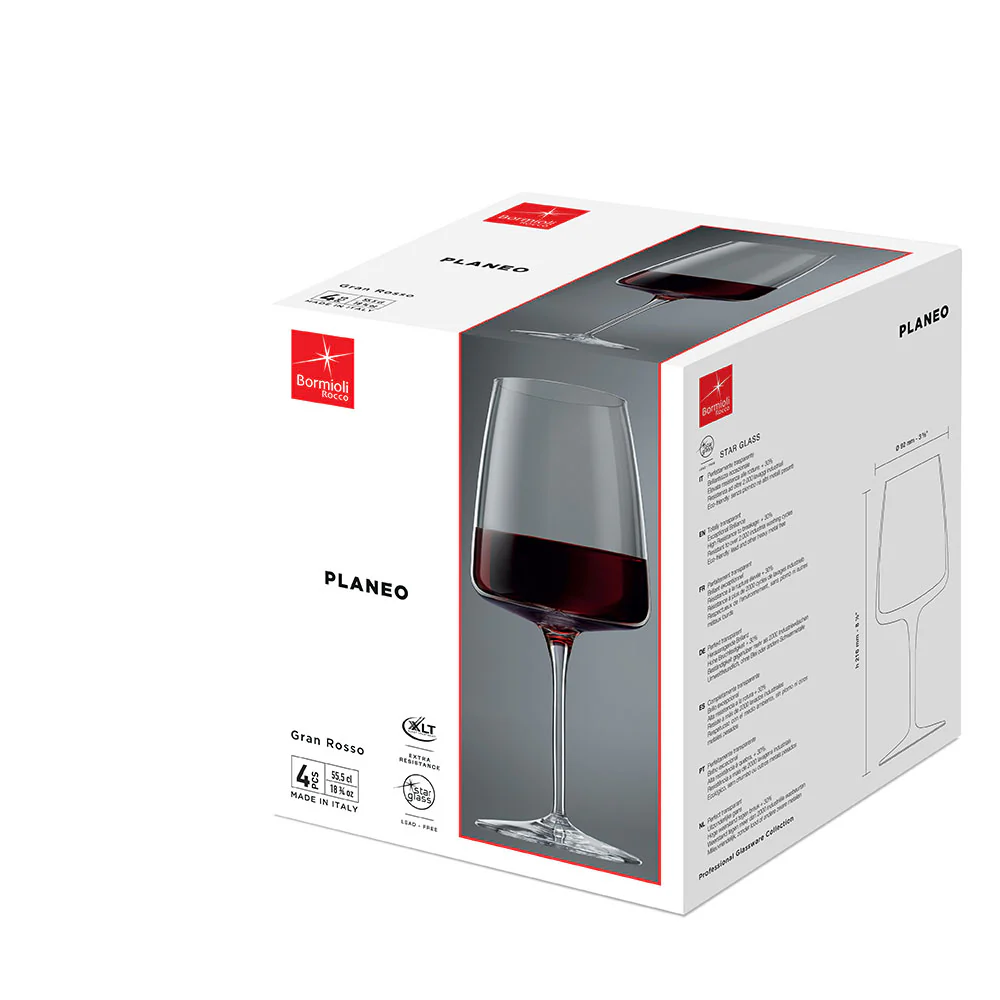 Planeo Calice Vino Gran Rosso 54 cl Set 4 Pz - Image 3
